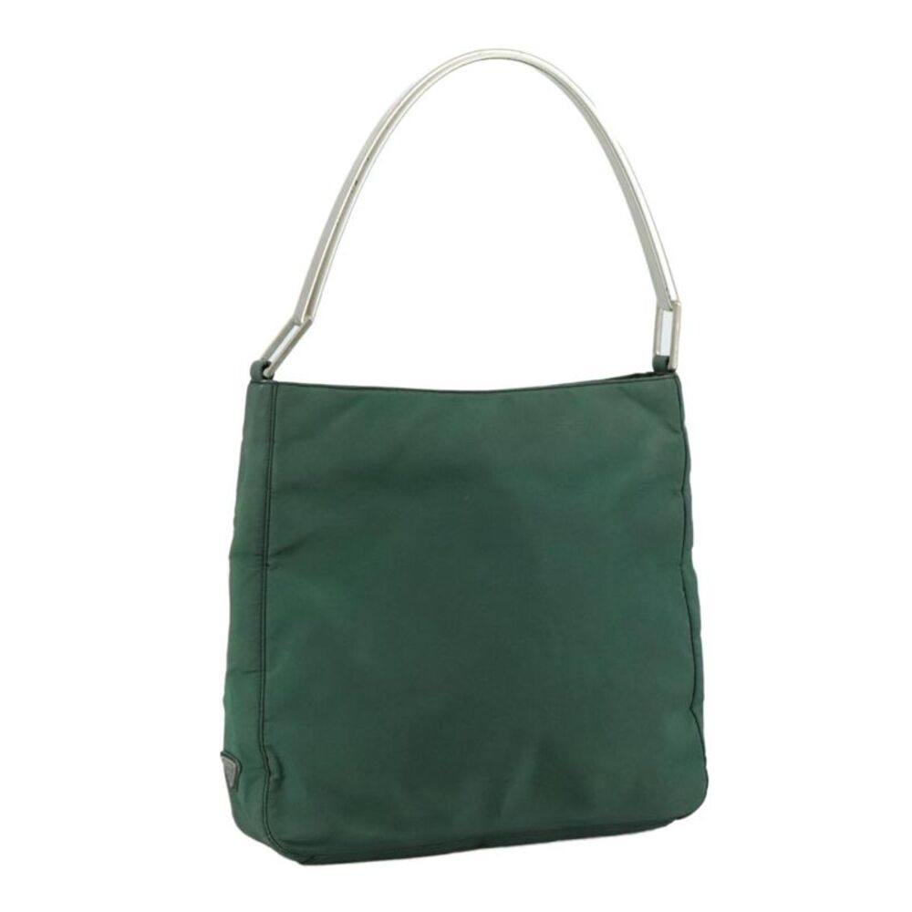 Prada Vintage Tessuto Green Nylon Shoulder Bag Bag